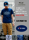 M.I.C CALIFORNIA(���ॢ����������ե���˥�) S/S�ץ���T�����